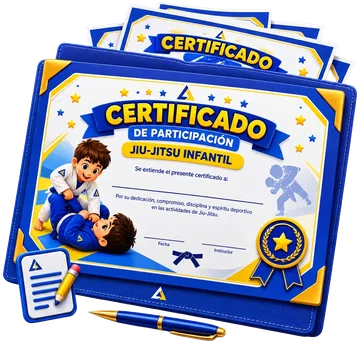 Certificado de Pequeño Jiu-Jitsuka