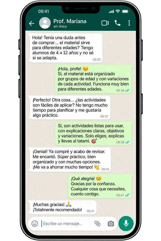 Depoimento no celular de Prof. Mariana