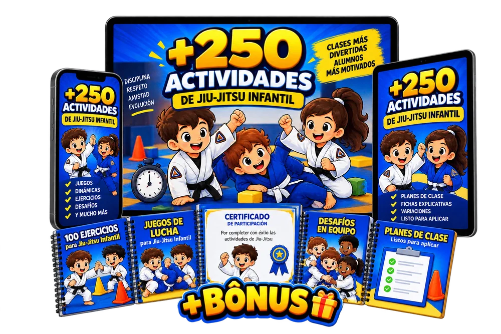Kit profesional digital de Jiu-Jitsu infantil